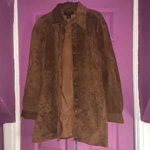 REAL SUEDE Button Down Shirt